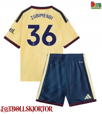 Arsenal Martin Zubimendi #36 Tredje Kläder Barn 2026-27 Kortärmad (+ Korta byxor)